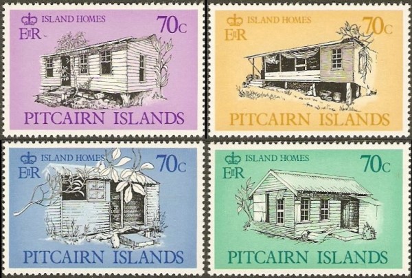1987 Pitcairn Island Homes Stamps 1987 Pitcairn Island Homes Stamps